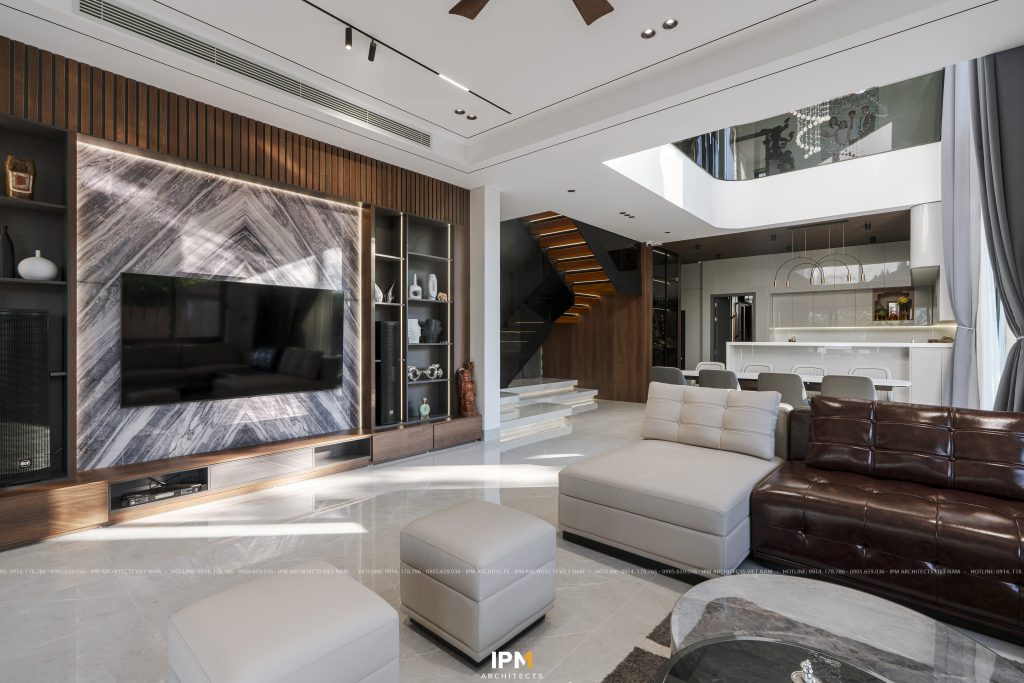 Phong khach NH VILLA| IPM ARCHITECTS
